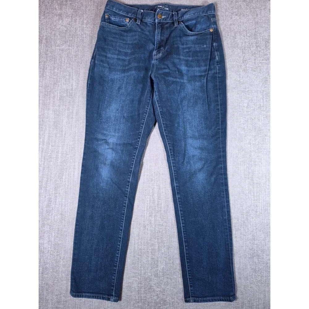 Banana Republic Traveler Jeans Mens 32/32 Blue Stretch Slim Fit 400585-00